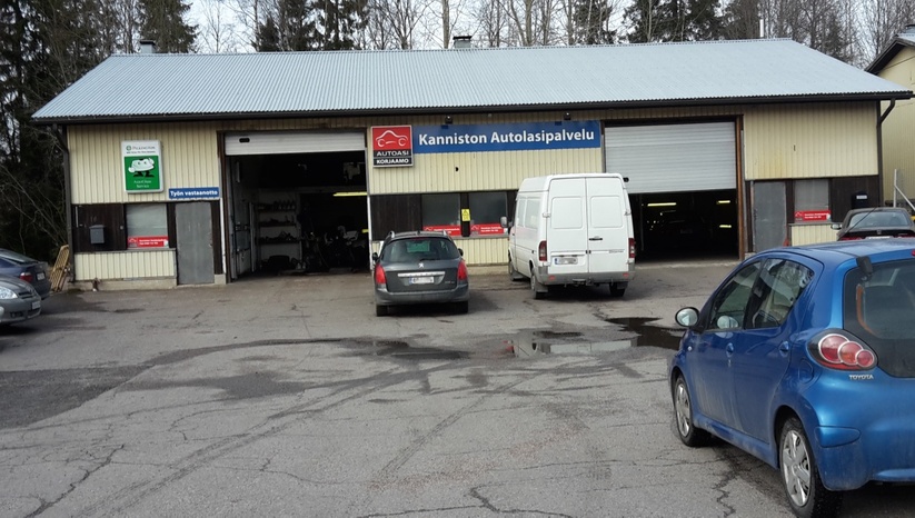 Kuva autohuoltoliikkeestä Kanniston Autolasipalvelu Oy Tampere